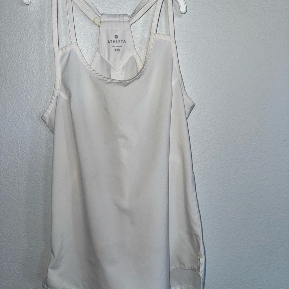Athleta Light Gray Strappy Tank